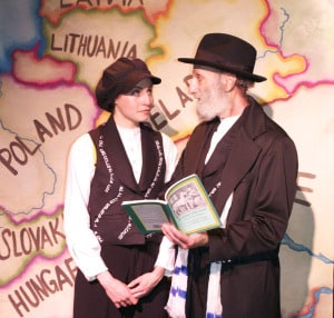 Two actors from Page2Stage Express show the book,and the story on stage!