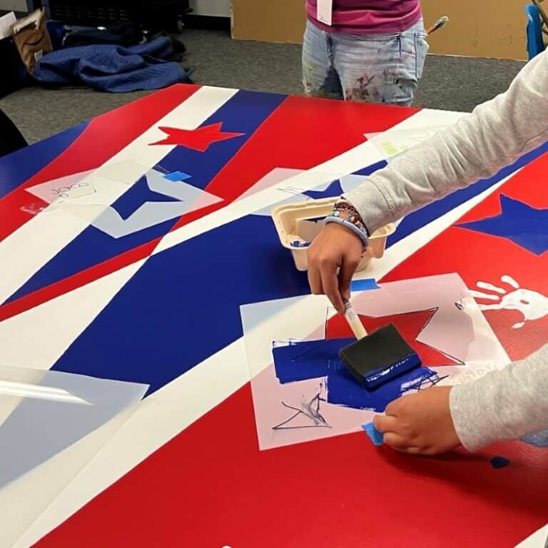 Painting a Mural with Stencils1